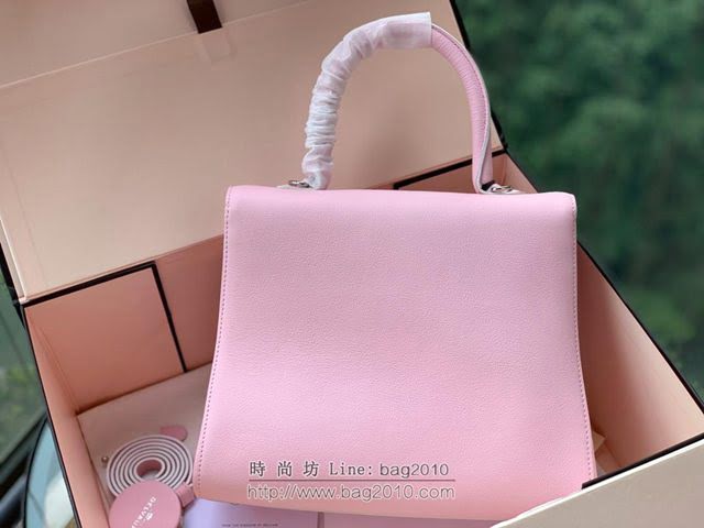 DELVAUX女包 春夏新款 Brillant系列手袋 德爾沃女手提包 女手腕包 Dv0028 粉色 Delvaux單肩包  fcs1331